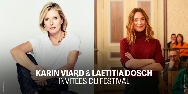 Image Karin Viard - Laetitia Dosch, guests at the Festival